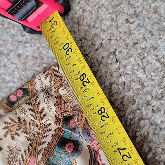 Paani Sz Med Silky Polyester hankerchief wrap pants - Picture 7 of 7